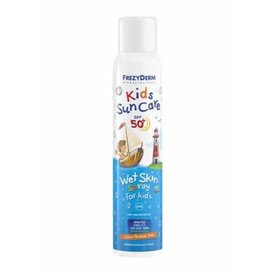 Frezyderm Kids Wet Skin Spray Sun Cream SPF 50+ 200ml Παιδικό Αντηλιακό Σπρέι 200ml