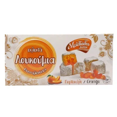 MELETIADI TRADITIONAL GREEK DELIGHTS 300gr. ORANGE