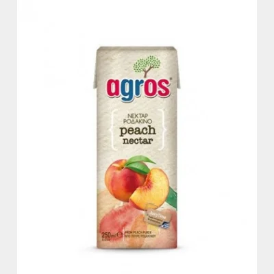AGROS PEACH NECTAR 27X250ml