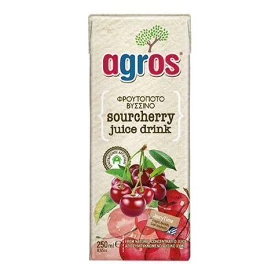 AGROS JUICE 250ml SOUR CHERRY DRINK