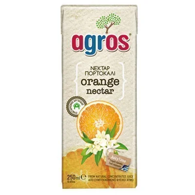 AGROS JUICE 250ml NECTAR ORANGE
