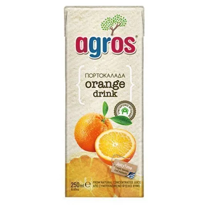 AGROS JUICE 250ml ORANGE JUICE