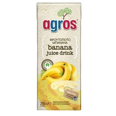 AGROS JUICE 250ml BANANA
