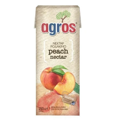 AGROS JUICE 250ml PEACH DRINK
