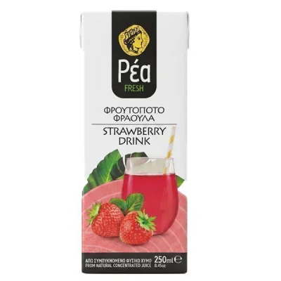 REA JUICE 250ml STRAWBERRY JUICE DRINK