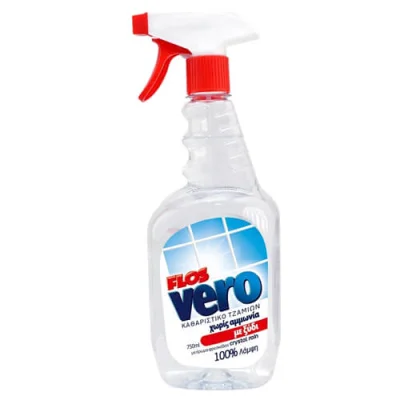VERO GLASS CLEANER WITH VINEGAR 750ml SPRAY TRANSPARENT