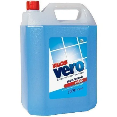 VERO GLASS CLEANER WITH VINEGAR 4lit BLUE