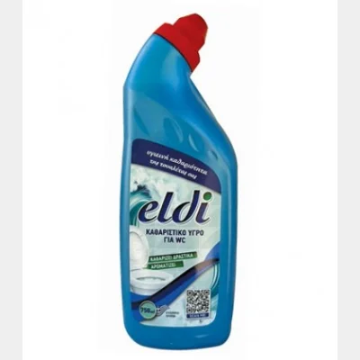 ELDI ΥΓΡΟ ΚΑΘΑΡΙΣΤΙΚΟ WC ΜΠΛΕ 1750ml