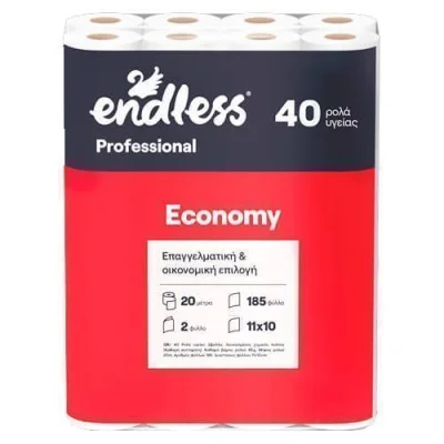 ENDLESS TOILET PAPER ECONOMY 2ply 67gr. x 40 ROLL