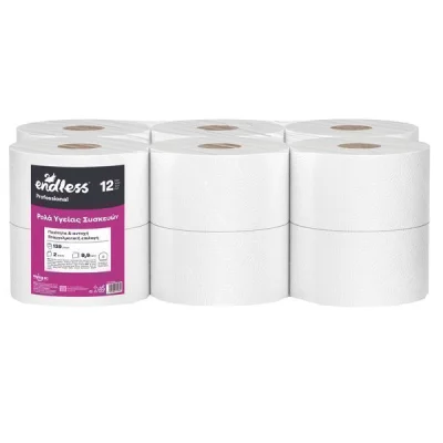 ENDLESS TOILET PAPER FOR DISPENSER PROFESSIONAL 12x425gr 139m