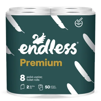 ENDLESS TOILET PAPER PREMIUM 8 rolls 185gr