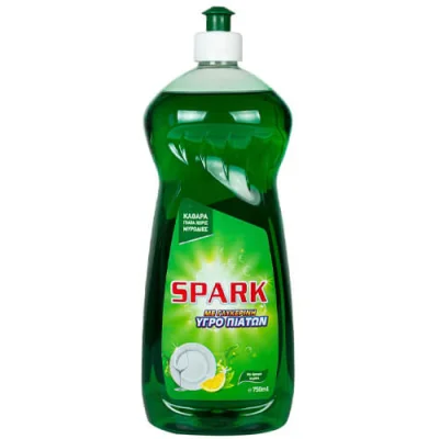 SPARK LIQUID DISH CLEANER 750ml GREEN/LEMON