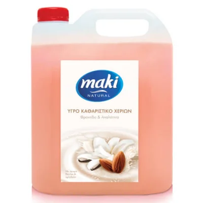MAKI LIQUID HANDSOAP 4lit VANILLA & ALMOND