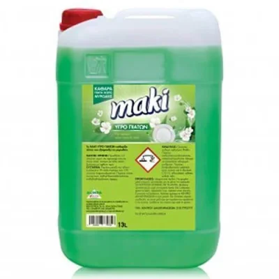 MAKI LIQUID DISH CLEANER 4lit ALOE & TEA