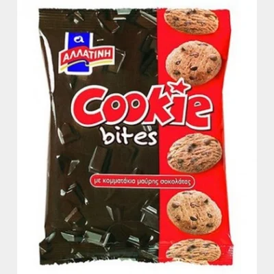 ΑΛΛΑΤΙΝΗ ΜΠΙΣΚΟΤΑ COOKIE BITES ΣΟΚΟΛΑΤΑ 70gr