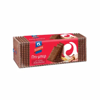 Allatini Petit-beurre Chocolate 225g Αλλατίνη Πτι-Μπερ με Σοκολάτα 225g