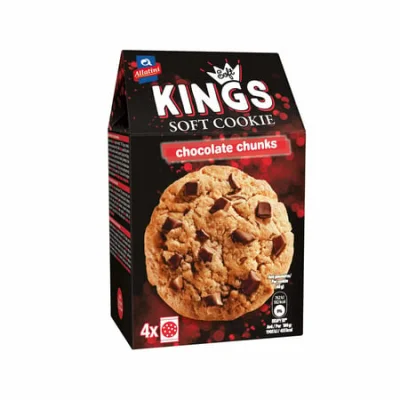 Allatini Kings Soft Cookies Chocolate 160g Αλλατίνη Μπισκότα Σοκολάτα 160g