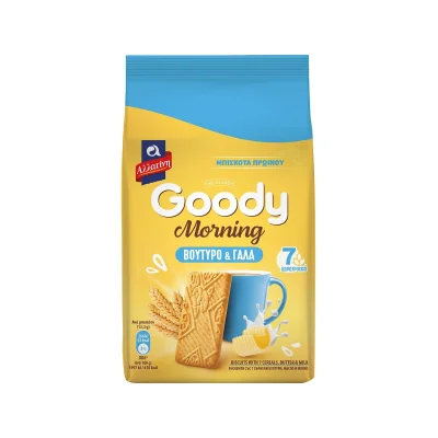Allatini Butter and Milk Biscuits 160g Αλλατίνη Goody Morning μπισκότα βούτυρο & γάλα 160g
