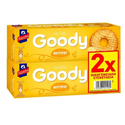 ALLATINI GOODY BUTTER BISCUITS 2x175gr.