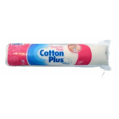 COTTON PLUS COTTON PADS 120pcs.