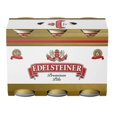 EDELSTEINER PILSNER BEER CAN 330ml 6x330ml