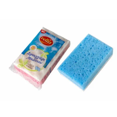 VELLIS BATH SPONGE SQUARE DOUBLE SIDED No 107