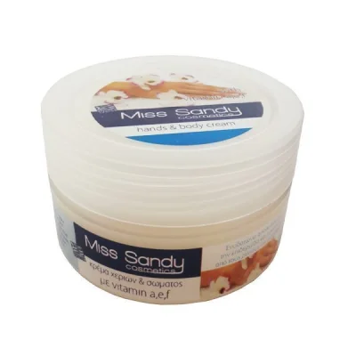 MISS SANDY HAND & BODY CREAM 200ml VITAMINS A, E, F