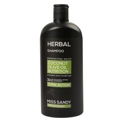 MISS SANDY SHAMPOO 750ml HERBAL COCONUT OLIVE OIL