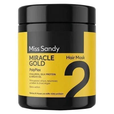MISS SANDY HAIR MASK 1000ml POLYPLEX MIRACLE GOLD