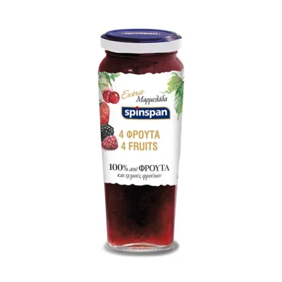jam SPINSPAN 100% 4 Fruits 280g