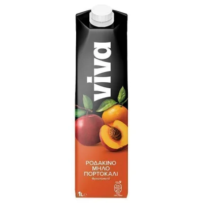 VIVA 1 lit PEACHAPPLEORANGE JUICE DRINK