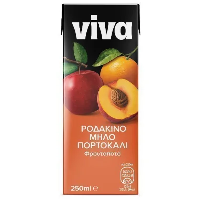 VIVA 250ml PEACHAPPLEORANGE JUICE DRINK