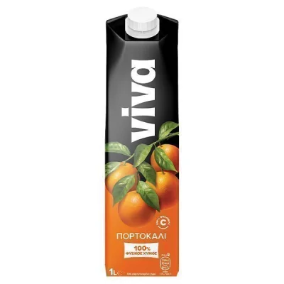 VIVA 1 lit ORANGE 100% NATURAL JUICE