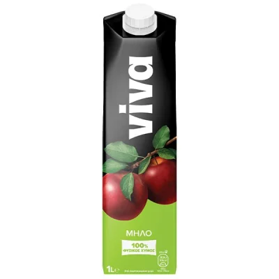 VIVA 1 lit APPLE NATURAL JUICE