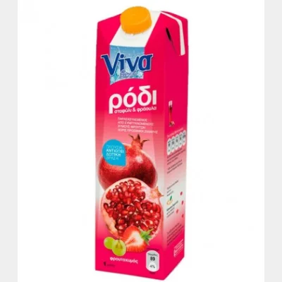VIVA FRESH ΡΟΔΙ ΦΥΣΙΚΟΣ ΧΥΜΟΣ 1L