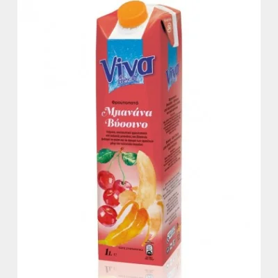 VIVA FRESH BANANA-SOUR CHERRY FRUIT 1L