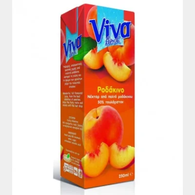 VIVA FRESH ΡΟΔΑΚΙΝO ΝΕΚΤΑΡ 27X250ml