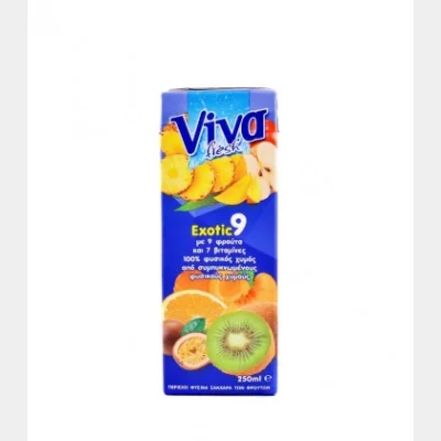 VIVA FRESH EXOTIC ΦΥΣΙΚΟΣ ΧΥΜΟΣ 27X250ml