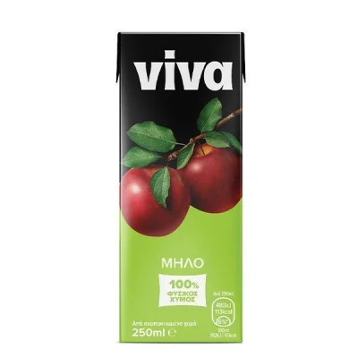 VIVA 250ml APPLE 100% NATURAL JUICE