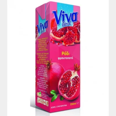VIVA FRESH ΡΟΔΙ ΦΡΟΥΤΟΠΟΤΟ 27X250ml
