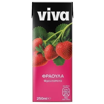 VIVA 250ml STRAWBERRY JUICE DRINK