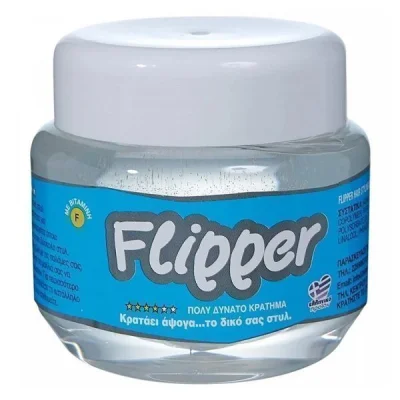 FLIPPER HAIR GEL 250ml EXTRA STRONG TRANSPARENT BLUE