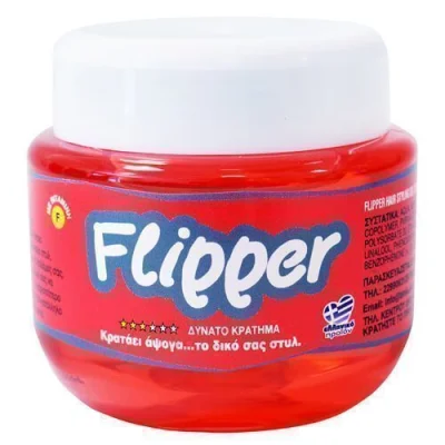 FLIPPER HAIR GEL 250ml STRONG RED