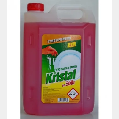 CRYSTAL DISHWASHING LIQUID VINEGAR 4lt