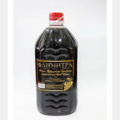 ΑΓΧΙΑΛΟΥ ΔΗΜΗΤΡΑ ΗΜΙΓΛΥΚΟΣ ΕΡΥΘΡΟΣ PET 2X5lt