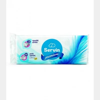SERVIN TOILET PAPER 10 ROLLS 3Φ DECO BEAR 95gr