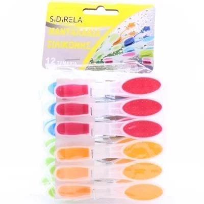 CILICON CLOTHES PIN  12 PIECES