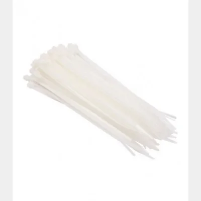 NYLON CABLE TIES WHITE 3.6*250 PACKING: 100 PCS. (PRICE/100PCS)