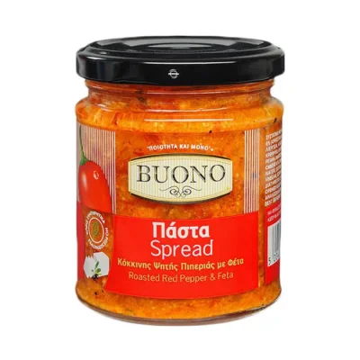 Roasted Pepper Paste with Feta 200g Πάστα Ψητής Πιπεριάς με Φέτα