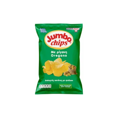 Jumbo Chips with Oregano 50g Πατατάκια με ρίγανη 50g